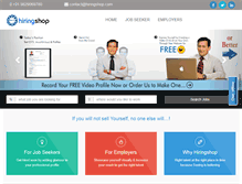 Tablet Screenshot of hiringshop.com